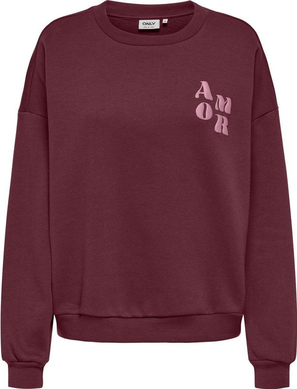 ONLY - ONLMAREY O-NECK PRINT BOX CS SWT - Dames Trui - Maat - XS