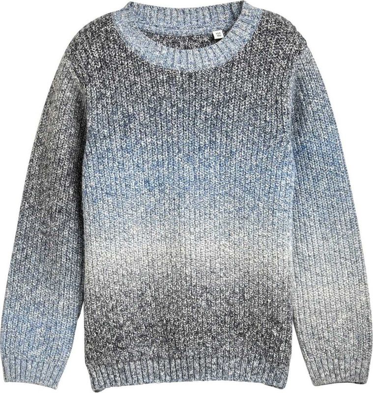 Tom Tailor - Gebreide Trui - Blauw - Verloop