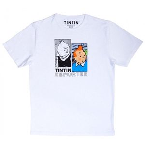 T-Shirt Tintin Reporter - Kuifje de Journalist - Maat XL