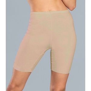 Italian Fashion Telma damesslip met lange pijpjes, 100% katoen, nude XL