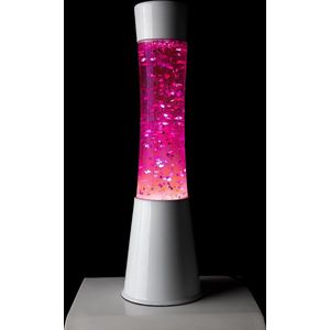 Lavalamp - Roze (Hartjes) - 39 cm - Lava Lamp - Lavalampen