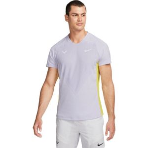 Nike Court Dri Fit Advantage Rafa T-shirt Met Korte Mouwen Mannen Paars - Maat XXL