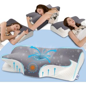 MKSS® Anti Snurk Kussen - Apneu Producten - Hoofdkussen Nekpijn