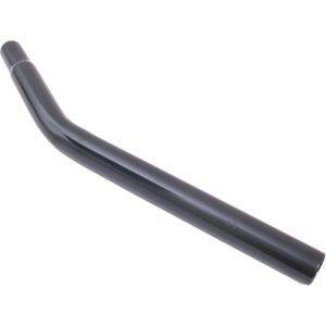 Zadelpen freestyle - gebogen staal ø25,4mm / 360mm - zwart