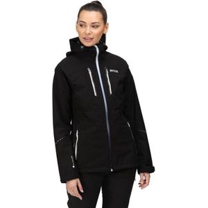 De Regatta Carletta VI jas - outdoorjas - dames - waterdicht - ademend - Zwart