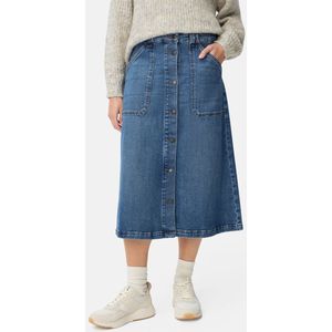 camel active A-lijn rok gemaakt van een katoenmix - Maat womenswear-38 - Middelblauw