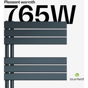 Blumfeldt Fairmont wandradiator modern 60x160 antraciet
