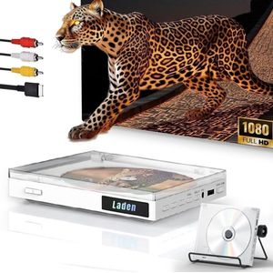 RWB® DVD Speler met HDMI - DVD Speler - Mini DVD Speler - 1080P Full HD - met Toebehoren