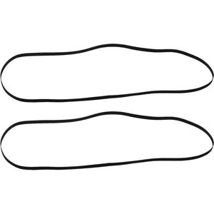 Riemen voor platenspeler fonograaf - 320 mm lengte, 5 mm breedte, 2 stuks - Vervangende riemen