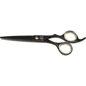 DZ Professionele Kappersschaar – Offset Design – 15 cm.- Plasma Zwart