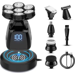 Lexium Skull Shaver - Scheerapparaat Mannen – Trimmer - Tondeuse - Hoofd Kaal Scheren