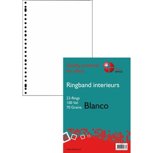 Benza - Ringbandpapier A4 - Tekenpapier 70 Gram - 23 ringen - 100 vel