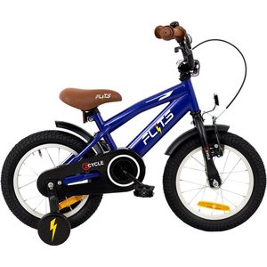 2Cycle Flits- Kinderfiets - 14 inch - Blauw - Jongensfiets - 14 inch fiets