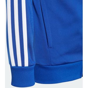 adidas Sportswear Tiberio 3-Stripes Colorblock Shiny Trainingspak Kids - Kinderen - Blauw- 116