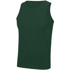Heren tanktop 'Cool Vest' Bottle Green - L
