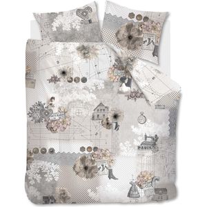 Beddinghouse Antique Dekbedovertrek - Eenpersoons - 140x200/220 cm - Zand