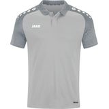 JAKO Polo Performance Zachtgrijs-Steengrijs Maat 3XL