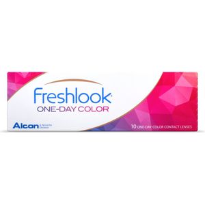 -6.00 - FreshLook® One-Day Green - 10 pack - Daglenzen - Kleurlenzen - Groen