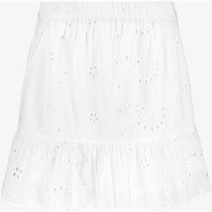 TwoDay dames broderie rok wit - Maat XL