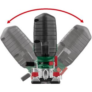 Decoupeerzaag - met pendelslag - Parkside - 800 w - Inclusief 3 houtzaagbladen (Swiss Made), metaalzaagblad (Swiss Made) en parallelaanslag