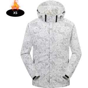 Bovista Windjas Heren - Parka - Lente & Herfst - Jas - Volwassen - Windjack - Windbreaker - Outdoor - Wit - XS