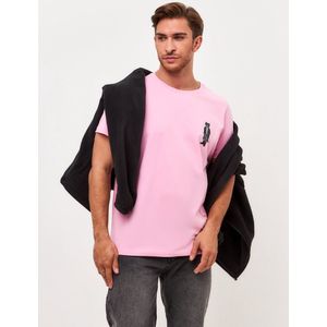 Cat by maniita lacitta Bedrukt T-shirt - Rocker Cat