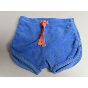 Korte broek - Shortje - Badstof - Blauw - Effen - 6 maand 68