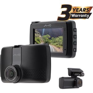 Mio MiVue 903WD Dual 2.5K + 1080p HDR dashcam - Wi-Fi - GPS - flitspaalwaarschuwingen - achtercamera - parkeermodus