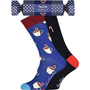 Happy Socks - Candy Cane & Cocoa Gift Set - Unisex - 2 Paar Sokken