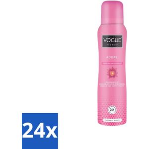 Vogue Women - Adore - Parfum Deodorant - 150 ml - Voordeelverpakking - 24 stuks