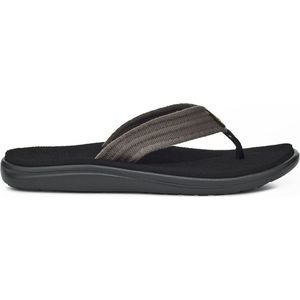 Teva M Voya Canvas Flip Heren Slippers - Zwart/Zand - Maat 40,5