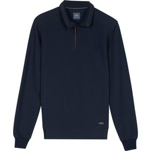 Baileys - Standaard - Lange Mouw - Sweater - Donker Denim - Regular Fit - Structuur