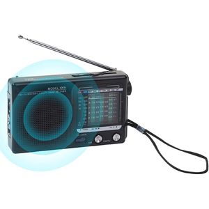 AM/FM Radio voor Noodsituaties | Draagbare Ontvanger voor Stroomuitval en Kamperen