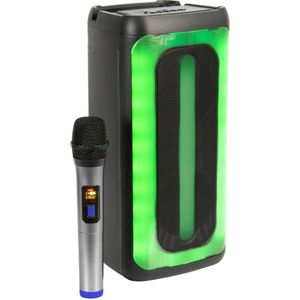 SIGMA40 BLUETOOTH-LUIDSPREKER OP ACCU MET LED 200W