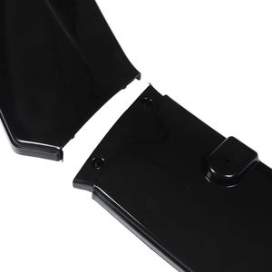 Content in - Voorbumperlip frontspoiler-bodykit splitterkit glanzend zwart - hoge robuustheid - universele body-kit - voorspoilers