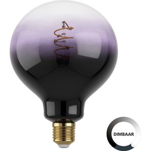 EGLO LED Lamp - E27 - Ø 12,5 cm - G125 - Paars - 1800K - Dimbaar