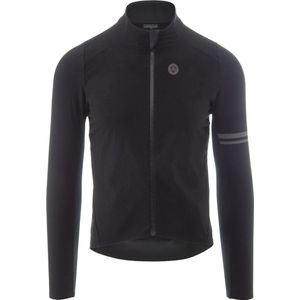 AGU Woven Fietsshirt Lange Mouwen Premium Heren - Zwart - L