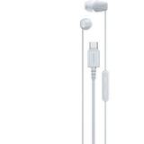 Sony - IER-EX15C - Bedrade Oordopjes - Wit - USB-C met Microfoon