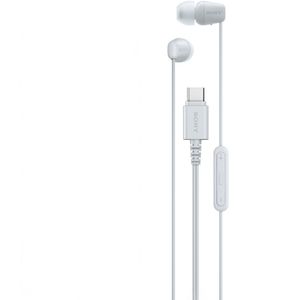 Sony - IER-EX15C - Bedrade Oordopjes - Wit - USB-C met Microfoon