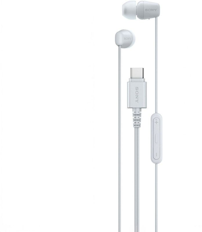Sony - IER-EX15C - Bedrade Oordopjes - Wit - USB-C met Microfoon