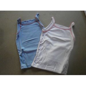 Petit Bateau - 2 Pack - Singlet - Meisje - Roze , paars - 10 jaar 140