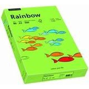Rainbow gekleurd papier A3 160 gram 76 groen 250 vel
