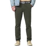 MEYER - Chino - Groen - Regular Fit - Katoen - Lang/maxi
