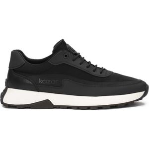 Black men's sneakers on a comfortable sole