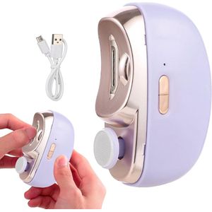 QTTVBTNA -Elektrische Nagelknipper voor Baby & Volwassenen – Veilig, Stil (≤50 dB) – Automatische Nagelopvang