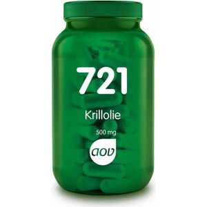 AOV 721 Krillolie (500 mg) - 60 capsules - Vetzuren - Voedingssupplementen