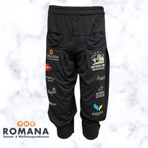 Romana Products - Aufguss WM - Sauna Broek - Zwart - Maat 99cm - Loungebroek - Pofbroek