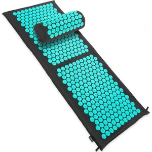 Kedica® Acupressuur Set - Spijkermat met Kussen & Draagtas - Acupressuur Mat, Massagemat, Acupressuurmat voor Spierontspanning, Nekpijn
