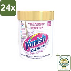Vanish Oxi Action - Vlekkenverwijderaar Poeder - Zonder Bleek - Witte Was - 550 Gram - Voordeelverpakking - 24 stuks - Vlekken verwijderen - Wasverzachter