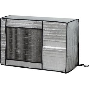 Stofdichte airconditionerhoes Mesh raam airconditionerhoes Airco Hoes - Airco - Airco Cover - Airco Afdekhoes - Airco Omkasting - Airco Hoes Buitenunit - Airco Beschermhoes - Airconditioning - Aircooler (86 * 35 * 60 cm)